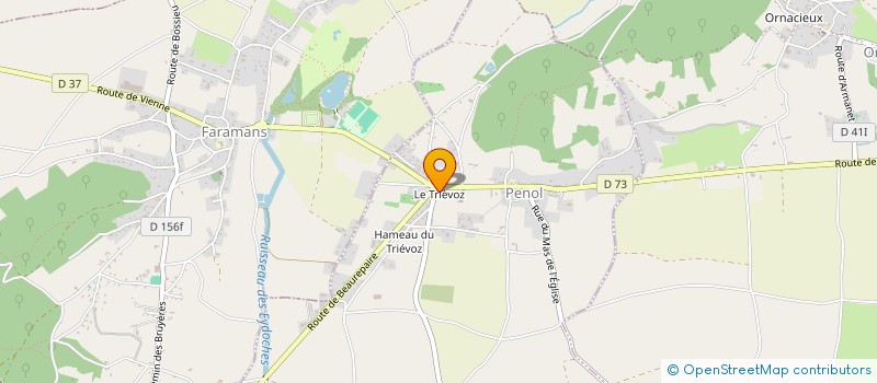 localisation de l'entreprise TRANSPORTS RIVAT  PENOL