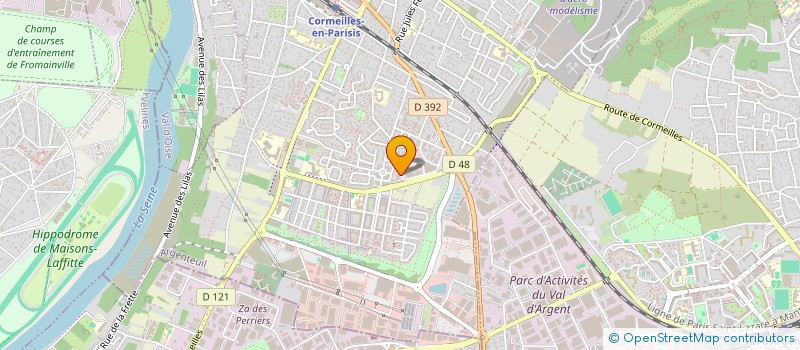 localisation de l'entreprise TRANSPORTS RJ à CORMEILLES-EN-PARISIS