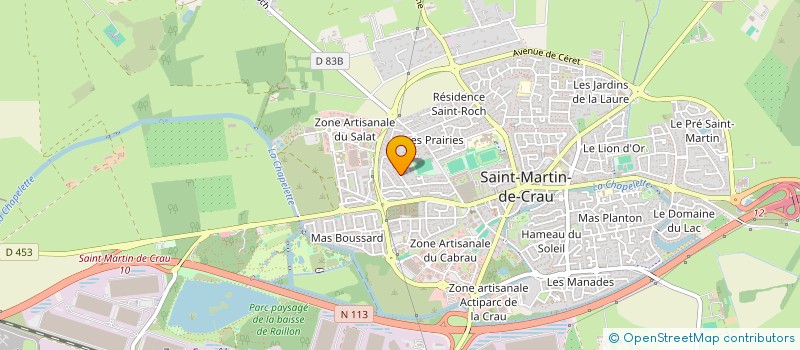 localisation de l'entreprise TRANSPORTS RM à SAINT-MARTIN-DE-CRAU