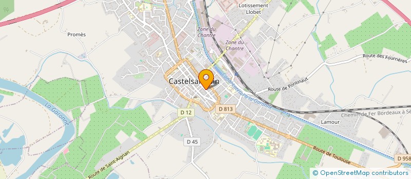 localisation de l'entreprise TRANSPORTS ROBERT ROIG à CASTELSARRASIN