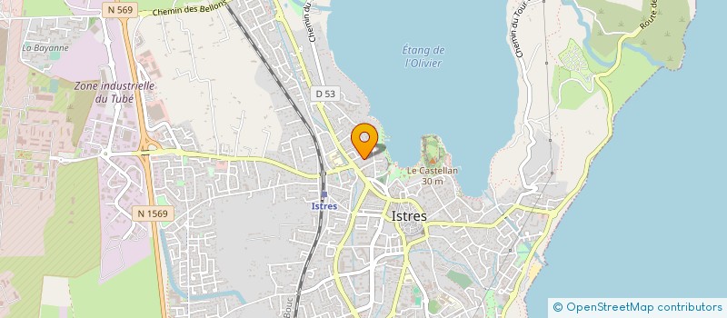 localisation de l'entreprise TRANSPORTS ROBERT THRONION  ISTRES