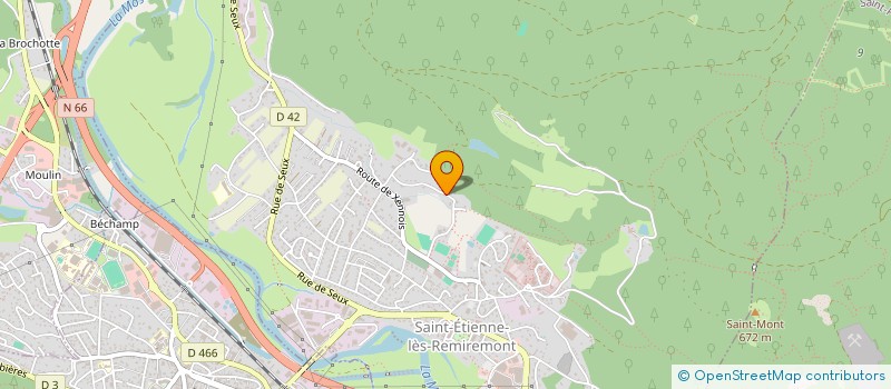 localisation de l'entreprise TRANSPORTS ROCH à SAINT-ETIENNE-LES-REMIREMONT