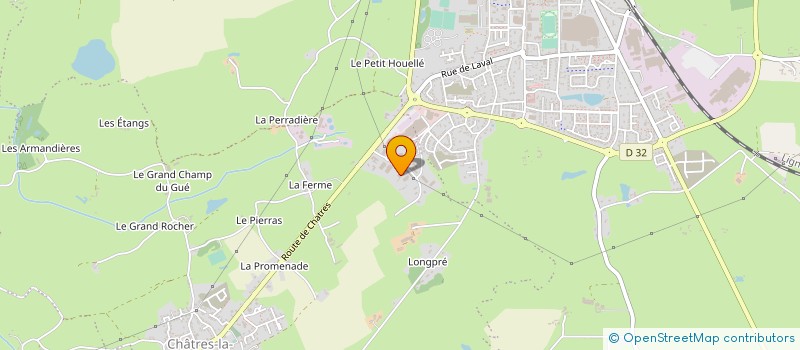 localisation de l'entreprise TRANSPORTS ROCTON à EVRON