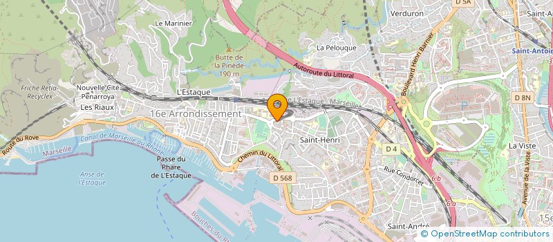 localisation de l'entreprise TRANSPORTS RODRIGUEZ à MARSEILLE
