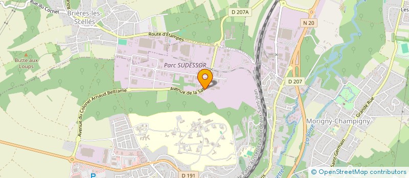 localisation de l'entreprise TRANSPORTS ROLS à ETAMPES