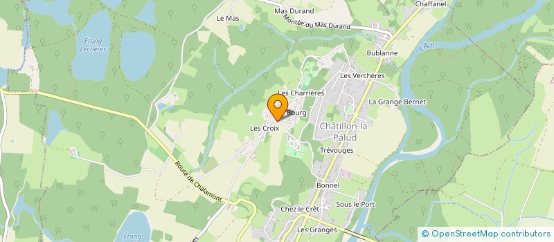 localisation de l'entreprise TRANSPORTS ROMAIN BONNIOL à CHATILLON-LA-PALUD
