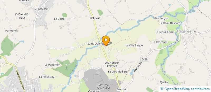 localisation de l'entreprise TRANSPORTS ROMAIN COUVE  QUESSOY