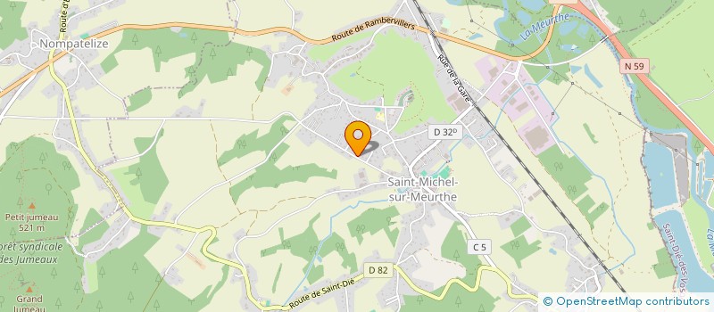 localisation de l'entreprise TRANSPORTS ROMAIRE à SAINT-MICHEL-SUR-MEURTHE