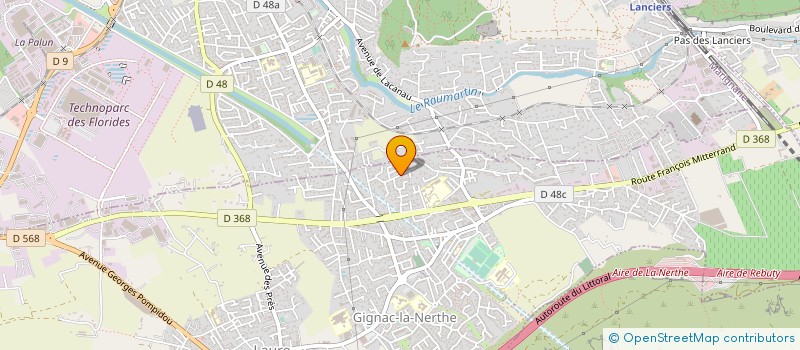 localisation de l'entreprise TRANSPORTS ROMAN ET FILS à GIGNAC-LA-NERTHE