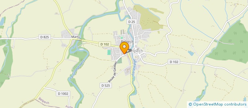 localisation de l'entreprise TRANSPORTS ROUBY à BELPECH