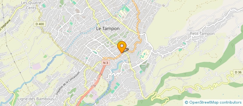 localisation de l'entreprise TRANSPORTS ROUTIER DU SUD à LE TAMPON