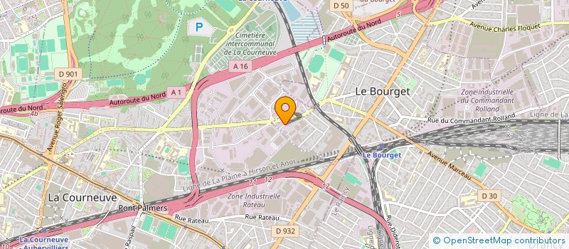 localisation de l'entreprise TRANSPORTS ROUTIERS BENZOUAG à LE BOURGET
