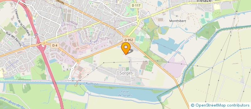 localisation de l'entreprise TRANSPORTS ROUTIERS DE LA LOIRE SARL à LES PONTS-DE-CE