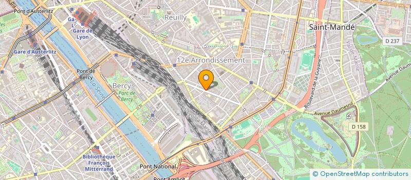 localisation de l'entreprise TRANSPORTS ROUTIERS PARISIENS à PARIS