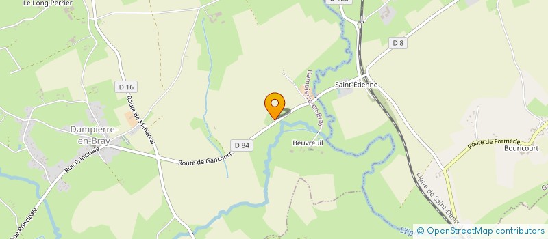 localisation de l'entreprise TRANSPORTS ROUTIERS PICARDS  FERRIERES-EN-BRAY