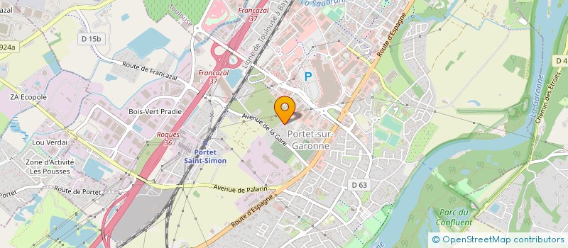 localisation de l'entreprise TRANSPORTS ROUTIERS PORTESIENS  PORTET-SUR-GARONNE