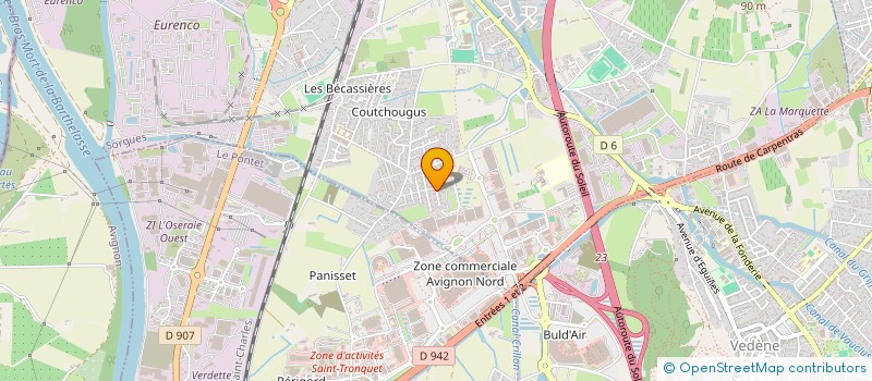 localisation de l'entreprise TRANSPORTS ROUX FREDERIC  SORGUES