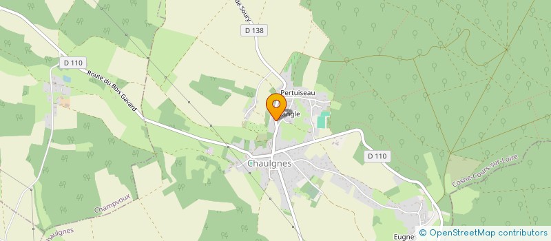 localisation de l'entreprise TRANSPORTS ROUXEL à CHAMPVOUX