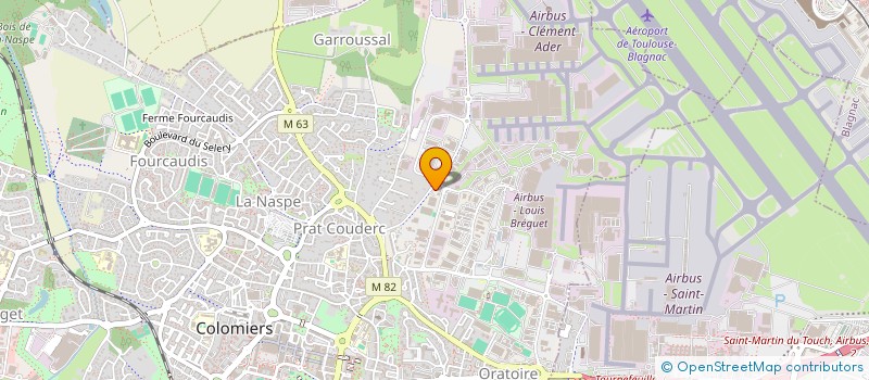 localisation de l'entreprise TRANSPORTS ROUZAUD à COLOMIERS