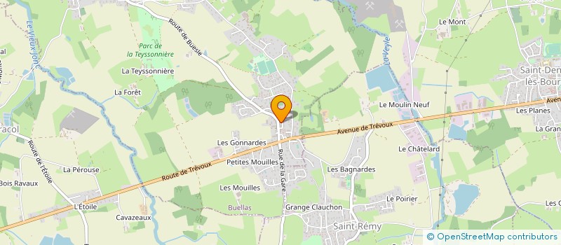 localisation de l'entreprise TRANSPORTS RYON  BUELLAS