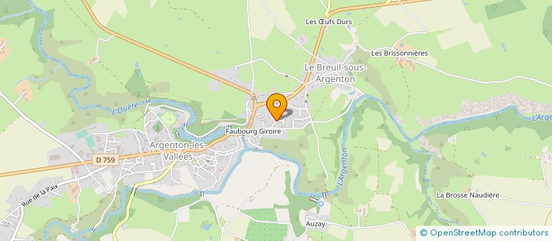 localisation de l'entreprise TRANSPORTS S & C COURTIN  ARGENTONNAY