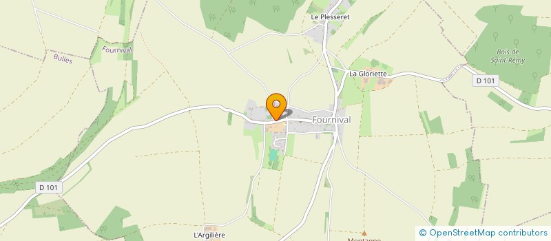 localisation de l'entreprise TRANSPORTS S.LENOIR à FOURNIVAL