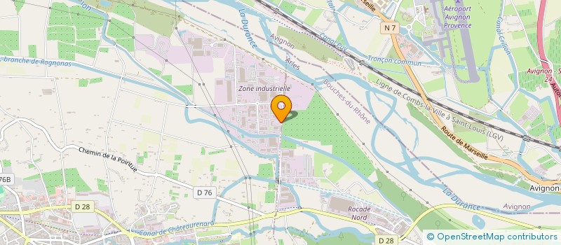 localisation de l'entreprise TRANSPORTS SADLER FRIGORIFIQUE  CHATEAURENARD