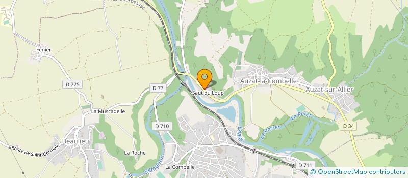 localisation de l'entreprise TRANSPORTS SADOURNY SARL à BEAULIEU