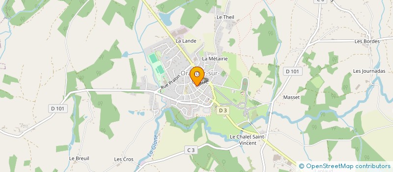 localisation de l'entreprise TRANSPORTS SADRY à ORADOUR-SUR-GLANE