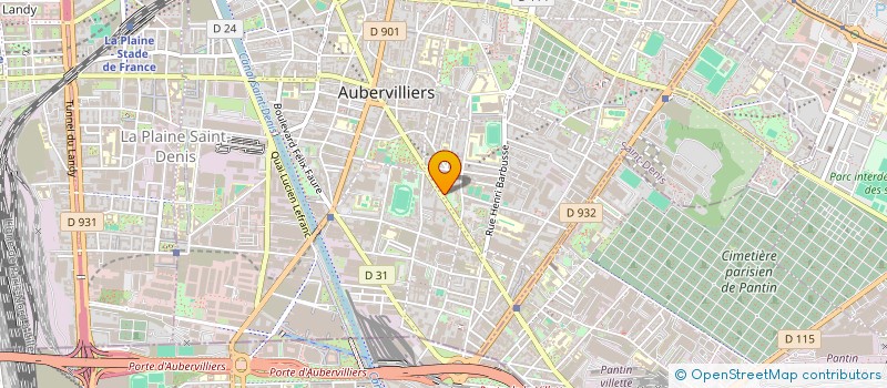 localisation de l'entreprise TRANSPORTS SAGNO EXPRESS à AUBERVILLIERS