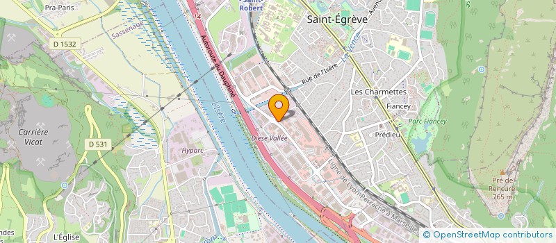 localisation de l'entreprise TRANSPORTS SAHTOUT INTERNATIONAL  SAINT-EGREVE