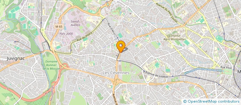 localisation de l'entreprise TRANSPORTS SAINT BAUZILLOISE à MONTPELLIER
