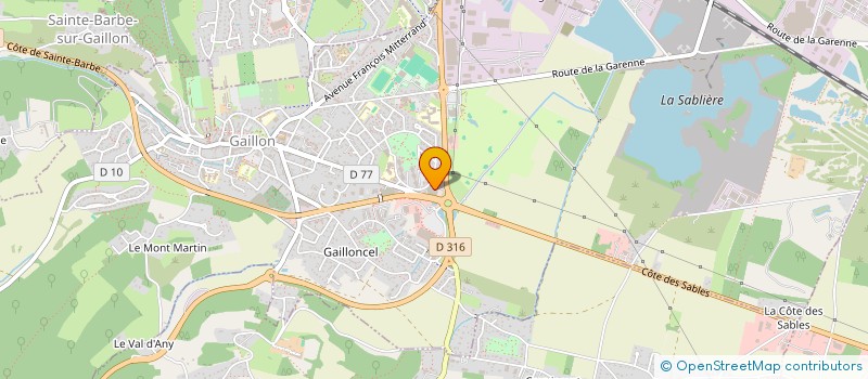 localisation de l'entreprise TRANSPORTS SAINT LOUIS  GAILLON