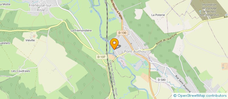 localisation de l'entreprise TRANSPORTS SAINT-SAUVEUR  PONT-AUTHOU