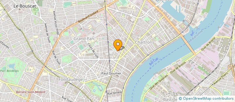 localisation de l'entreprise TRANSPORTS SAINTAMON à BORDEAUX