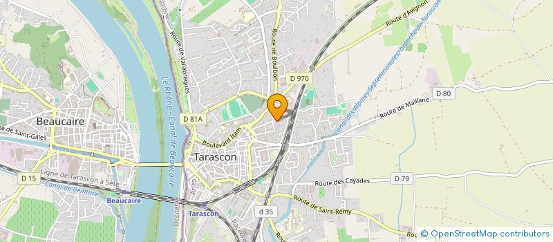 localisation de l'entreprise TRANSPORTS SALEH à TARASCON