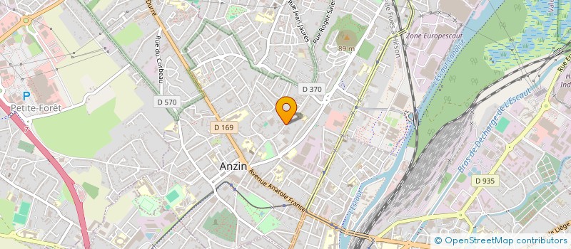 localisation de l'entreprise TRANSPORTS SANITAIRES MAURICE à ANZIN
