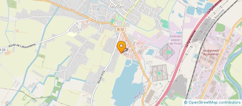 localisation de l'entreprise TRANSPORTS SANITAIRES MIDI PYRENEEN 31  SEYSSES