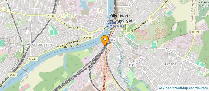 localisation de l'entreprise TRANSPORTS SAPIN à VILLENEUVE-SAINT-GEORGES