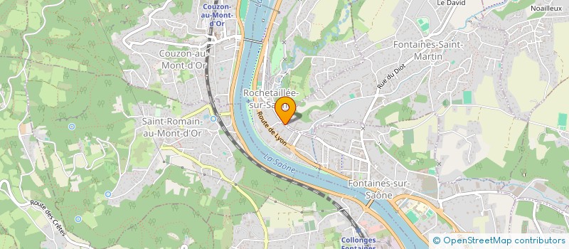 localisation de l'entreprise TRANSPORTS SAUZAY RENE à ROCHETAILLEE-SUR-SAONE