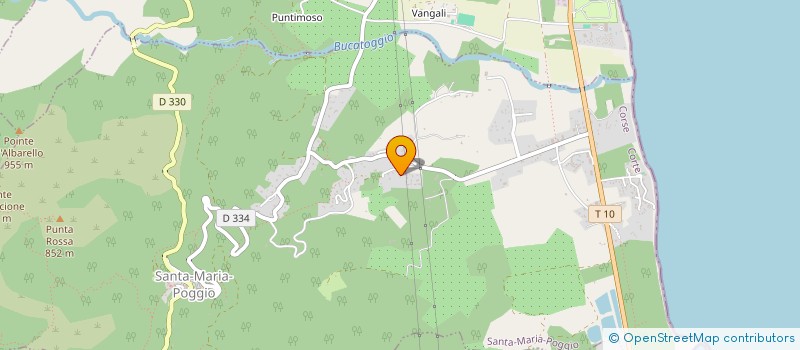 localisation de l'entreprise TRANSPORTS SCARPARI FRERES à CERVIONE