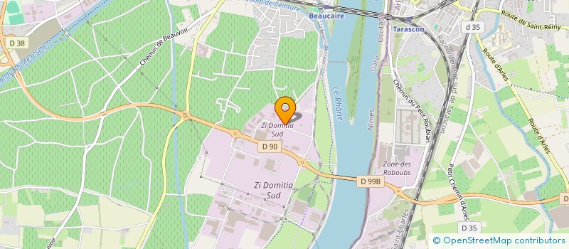 localisation de l'entreprise TRANSPORTS SCE à BEAUCAIRE