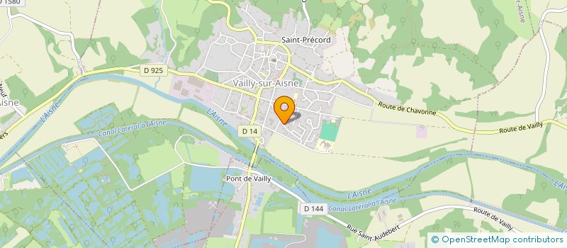 localisation de l'entreprise TRANSPORTS SCHER  VAILLY-SUR-AISNE