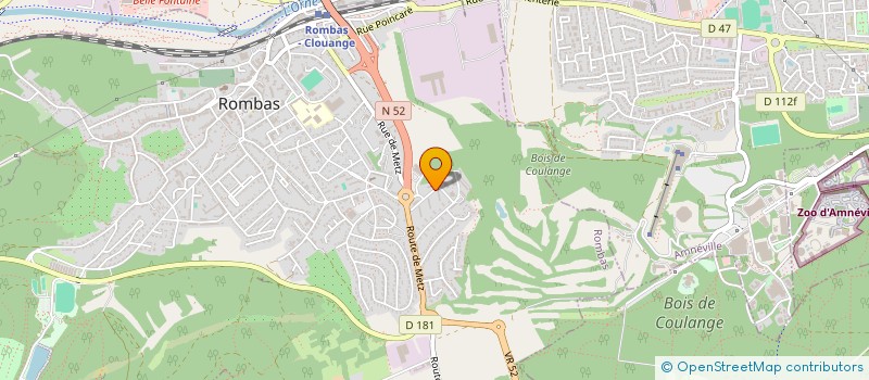 localisation de l'entreprise TRANSPORTS SCHIEL SNC  ROMBAS