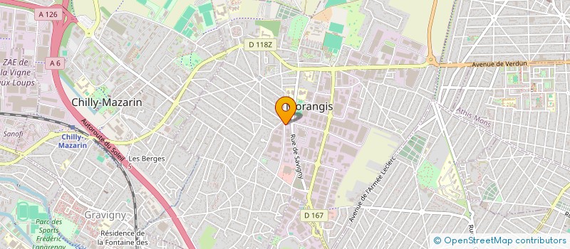 localisation de l'entreprise TRANSPORTS SCIABBARRASI FRERES à MORANGIS