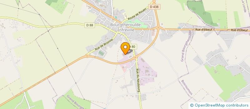 localisation de l'entreprise TRANSPORTS SEBASTIEN BENOIST à GRAND BOURGTHEROULDE