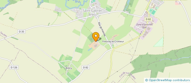 localisation de l'entreprise TRANSPORTS SENECAL à CREULLY SUR SEULLES