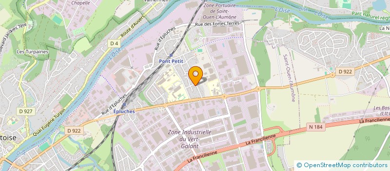 localisation de l'entreprise TRANSPORTS SERGE RENAULT à SAINT-OUEN-L'AUMONE