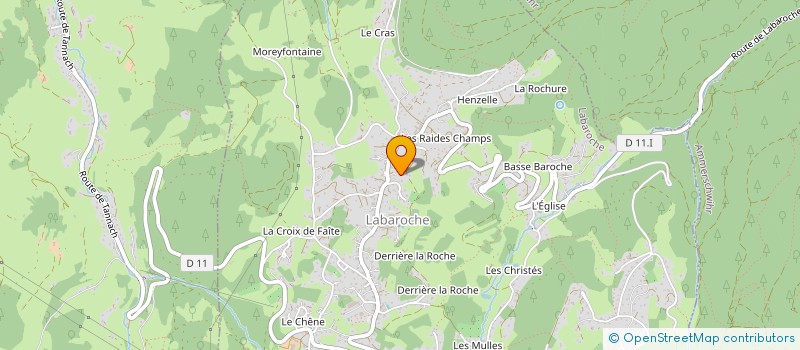 localisation de l'entreprise TRANSPORTS SERVICES DE MEUBLES à LABAROCHE