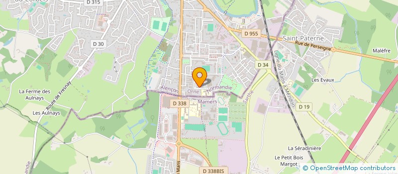 localisation de l'entreprise TRANSPORTS SERVICES EXPRESS à ALENCON